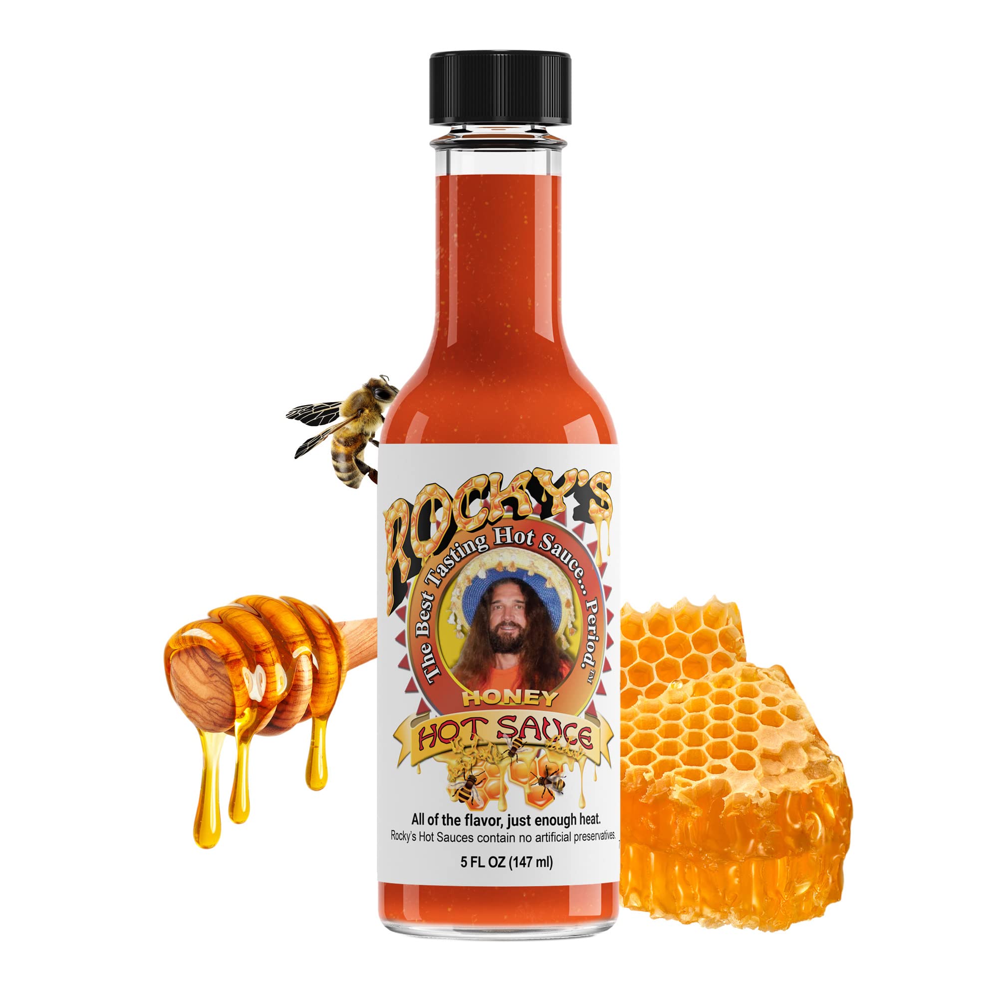 Rocky's Hot Sauce - Variety Pack - 6 Bottles - Gourmet Red Chili Sauce with Perfectly Balanced Heat