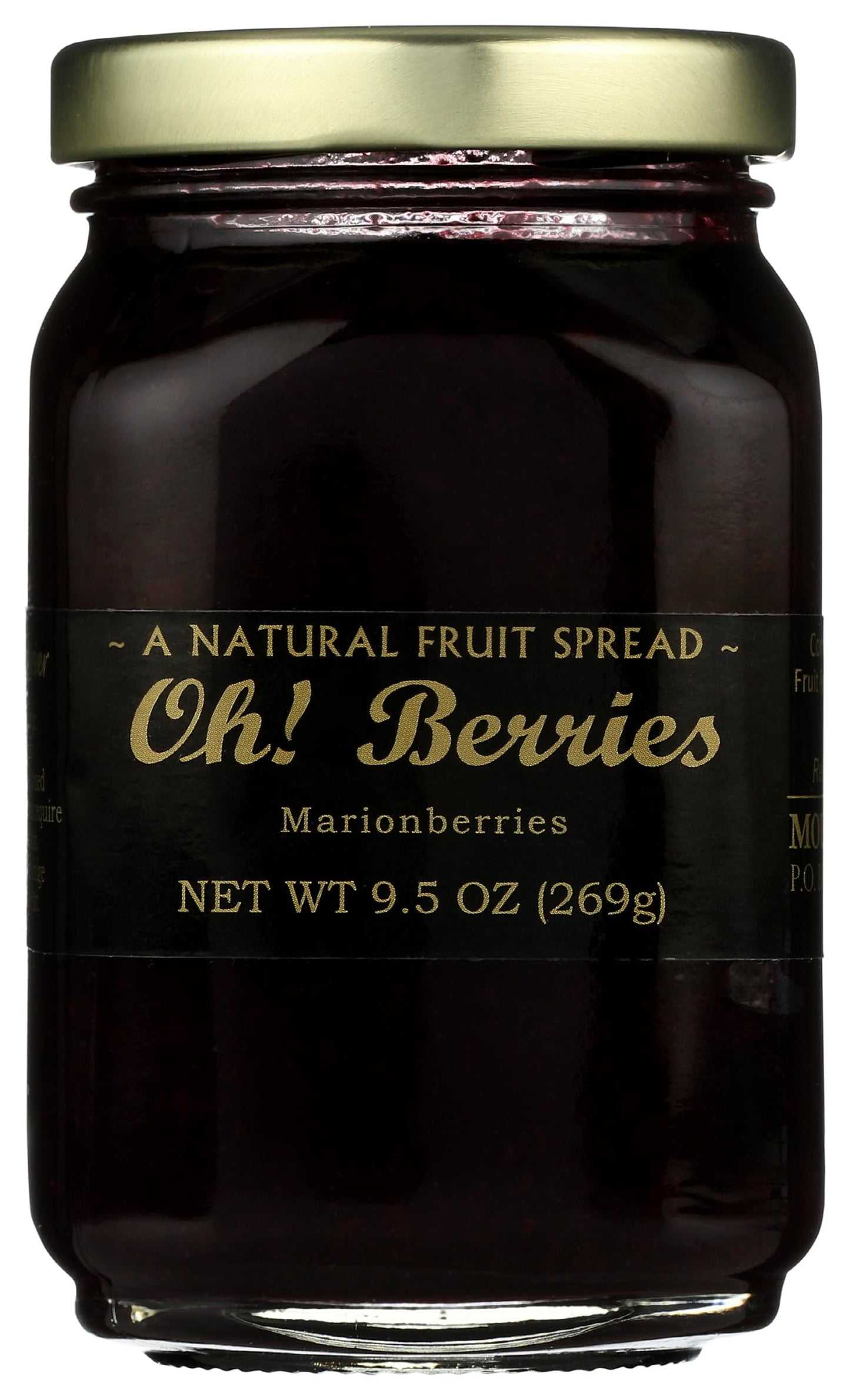 Mountain Fruit Company Oh Berries Marionberries Fruit Spread, 9.5 OZ