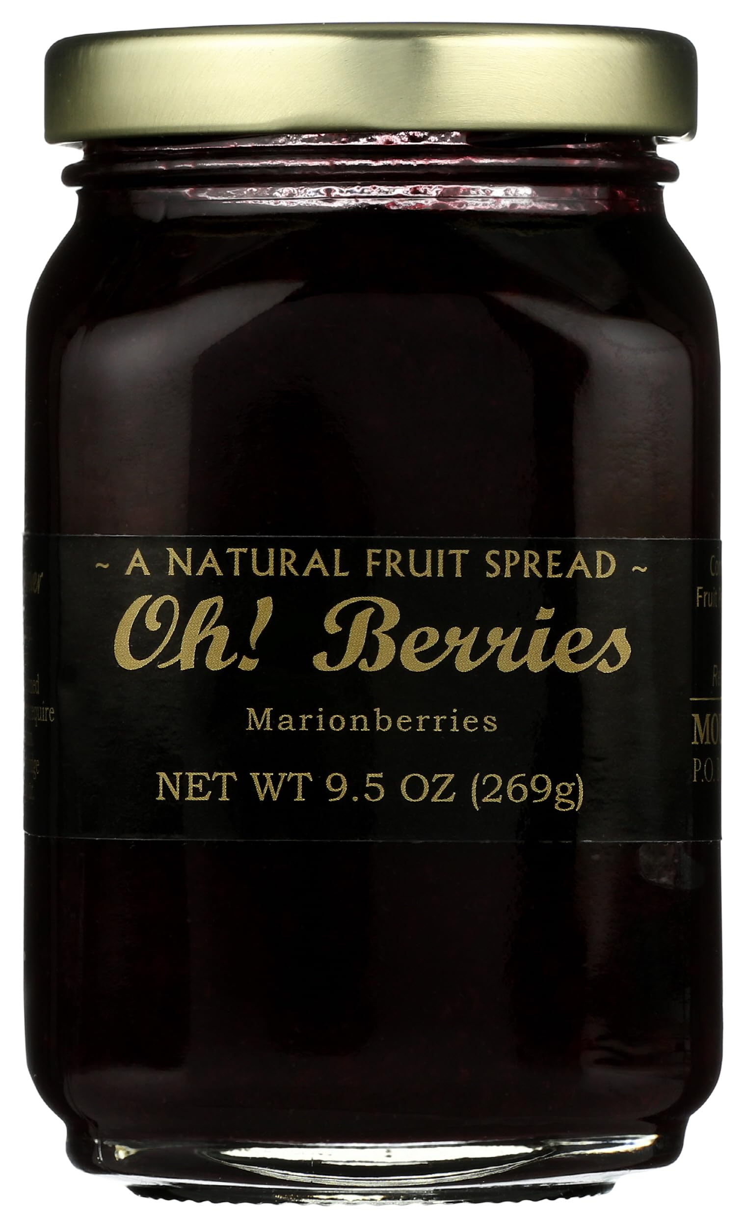 Mountain Fruit Company Oh Berries Marionberries Fruit Spread, 9.5 OZ