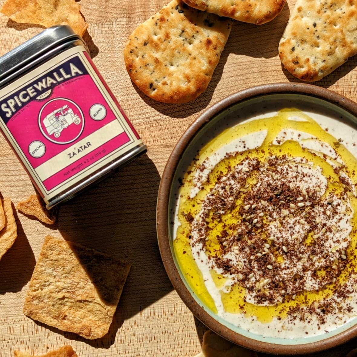 Spicewalla Zaatar Spice | Non-GMO, No MSG, Gluten Free | Middle Eastern Zatar, Zahtar Spice