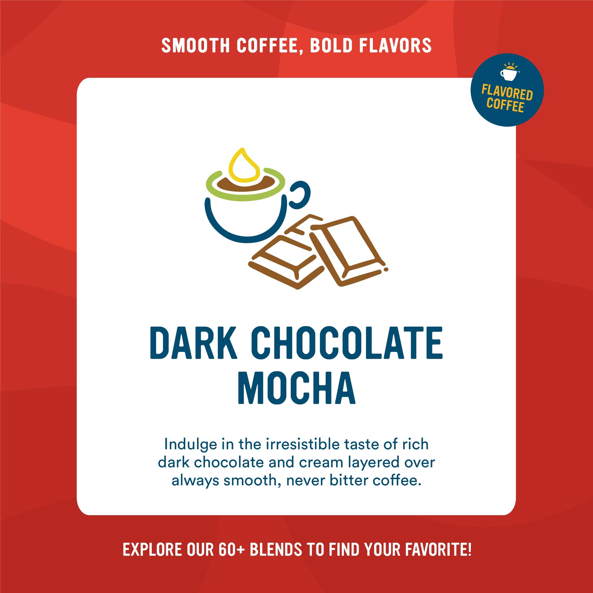 Cameron's Coffee Roasted Ground Coffee Bag, Dark Chocolate Mocha, Smooth Flavored Coffee, Sustainable, Small-batch Roasted, 28 Ounce (Pack of 1)