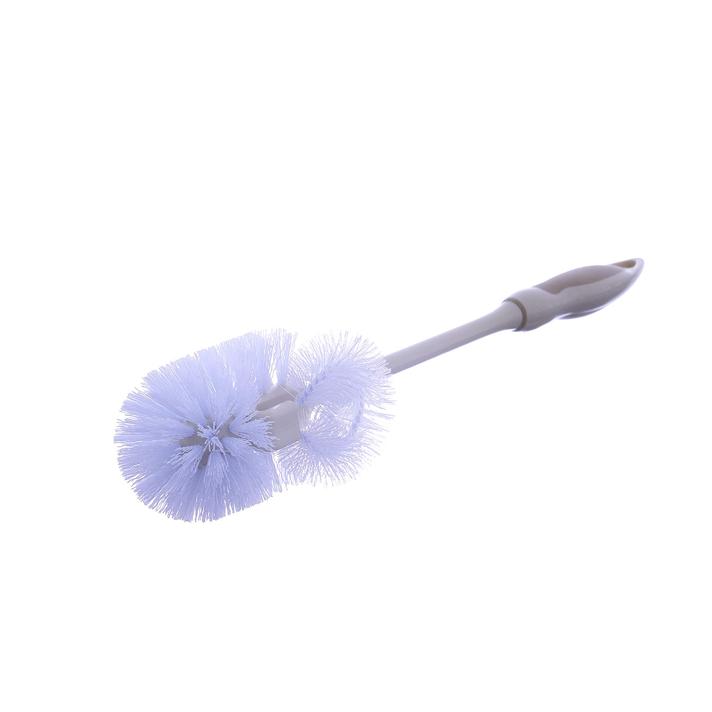 Superio Toilet Brush, Toilet Bowl Cleaning System with Scrubbing Wand, Under Rim Lip Brush for Bathroom