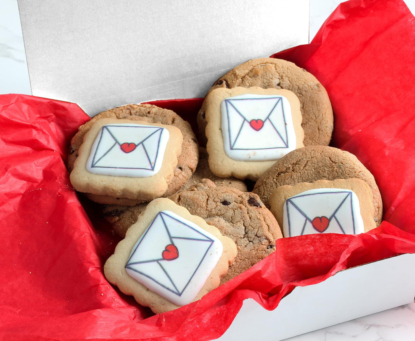 Care package Gift Basket Sending Love Hugs Cookie Chocolate Chip Cookies For Men Women Kids | INDIVIDUALLY WRAPPED | Large Cookies | Get Well Soon