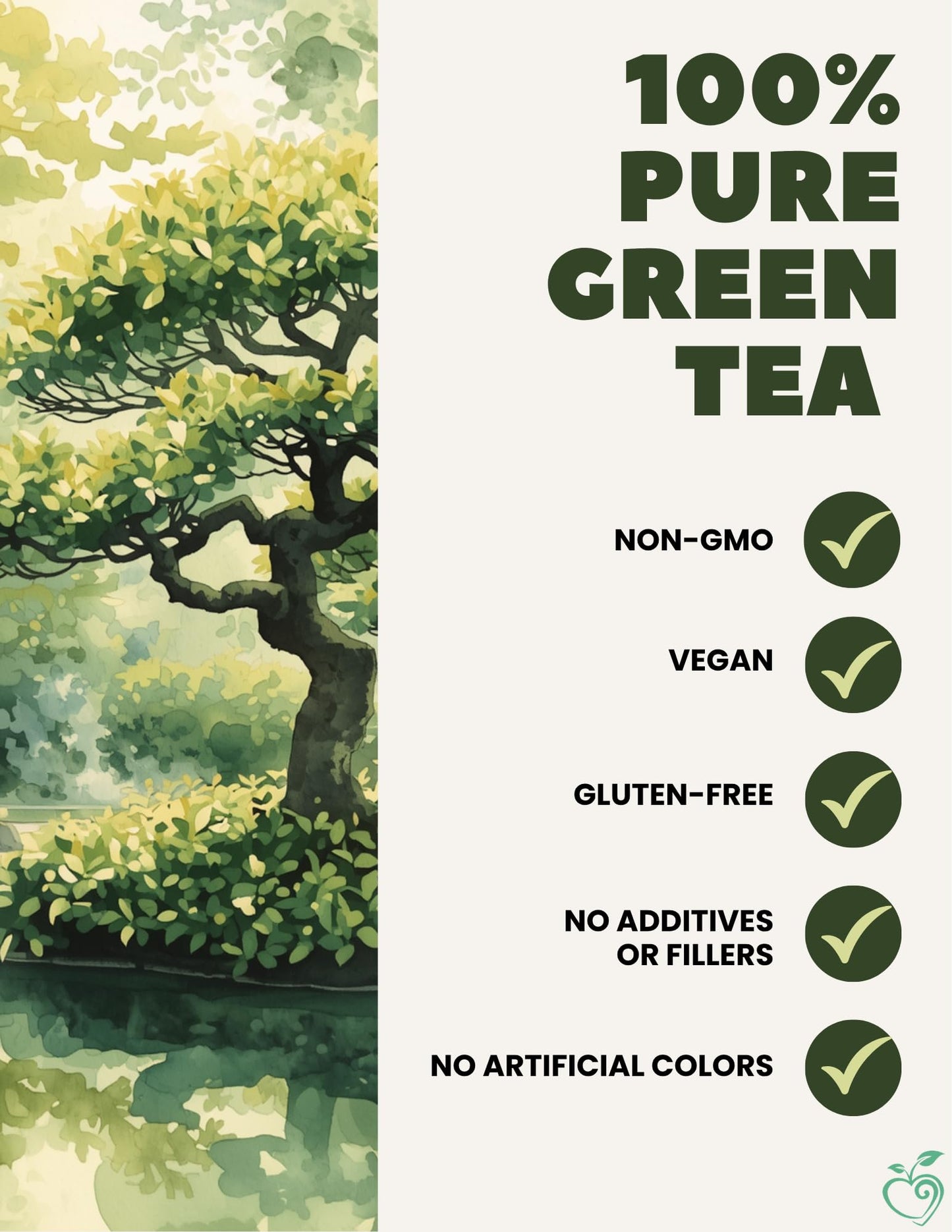Cherie Sweet Heart Organic Matcha Green Tea Powder - Premium Culinary Grade, Authentic Japanese Origin, Antioxidant-Rich, Gluten-Free, Vegan - Perfect