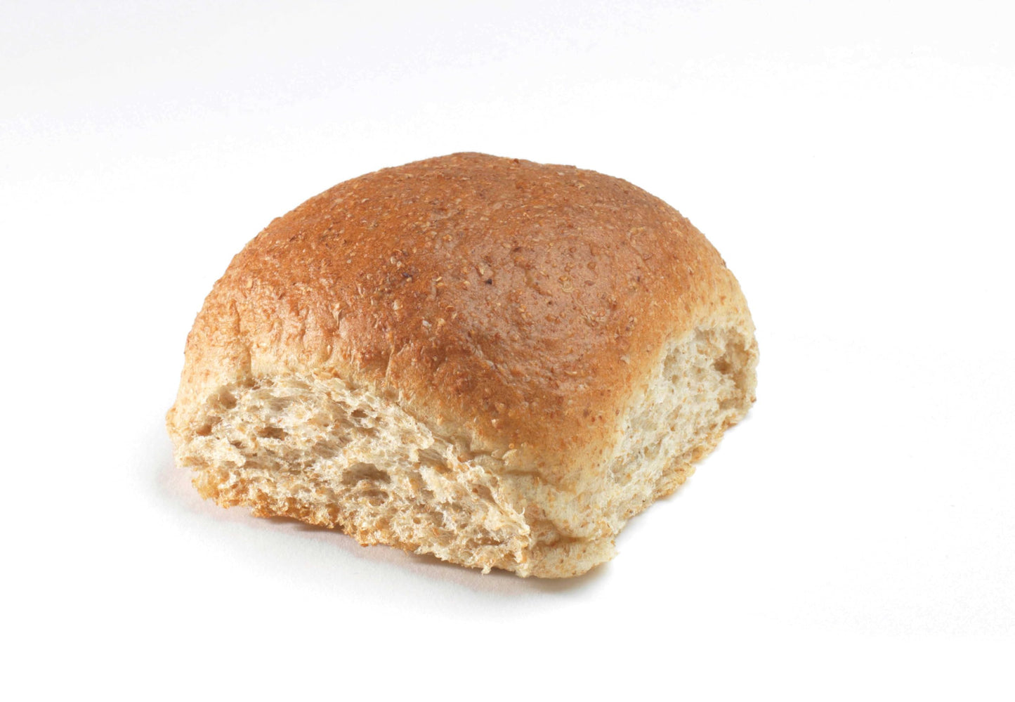 European Bakers 100 Percent Whole Wheat Dinner Roll, 1.1 Ounce - 24 per pack -- 8 packs per case.