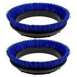 Commercial 237058 Nylon Carpet Polypropylene Scrub Orbiter Brush, 12" Diameter, for ORB550MC Orbiter Floor Machine, Blue