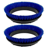 Commercial 237058 Nylon Carpet Polypropylene Scrub Orbiter Brush, 12" Diameter, for ORB550MC Orbiter Floor Machine, Blue