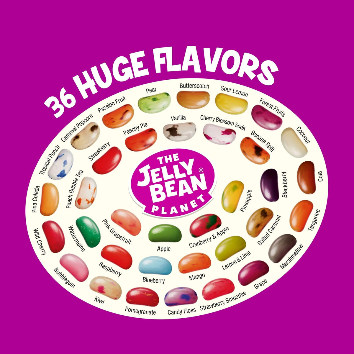 The Jelly Bean Planet Easter Jelly Beans, Pack of 3, 8 oz x 3 - Gourmet Jellybeans with 36 Natural Fruit Flavors, Gluten Free, Fun Easter Candy Gift