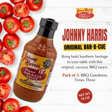 Johnny Harris Original Barbecue Sauce, Gluten-Free, Classic Bold Flavor, Gourmet Cookout Sauces, Authentic Southern Recipe, Rich Grilling Sauce