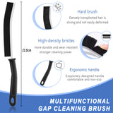 Crevice Cleaning Brush,5Pcs Groove Gap Cleaning Brush Suitable For Window Car Door Track Kitchen Bathroom Small Scrub Away Narrow Angle Corners Hard