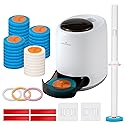 PeiTuSengJin Disposable Toilet Cleaning System,with 32 Refill Heads and Holder,3 Fragrant Tablet, Toilet Wand Kit,Toilet Brush and Holder Set (1+32)