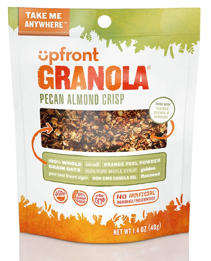 Upfront Granola Foods Pecan Almond Crisp, 12 Count