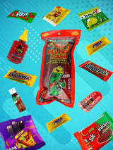 Alamo Chamoy Pickle Kit, Mexican Candy Mix make the Famous TikTok Trend, (13 Pieces) Includes Original Alamo Dill Pickle, Baby Lucas, Lucas Gusano