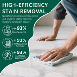Eyaeyao Granite Countertop Cleaner | 32 OZ Marble Cleaner | Powerful Stone Cleaners | Watermarks, Oil, Scratches & Etching Remover | Stain Remover