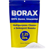 Banner Chemical Raw Borax (2.25 lbs) - 100% Pure, Unscented, Multi-Purpose Cleaner & Detergent Booster - Natural Household Cleaner and Stain Remover