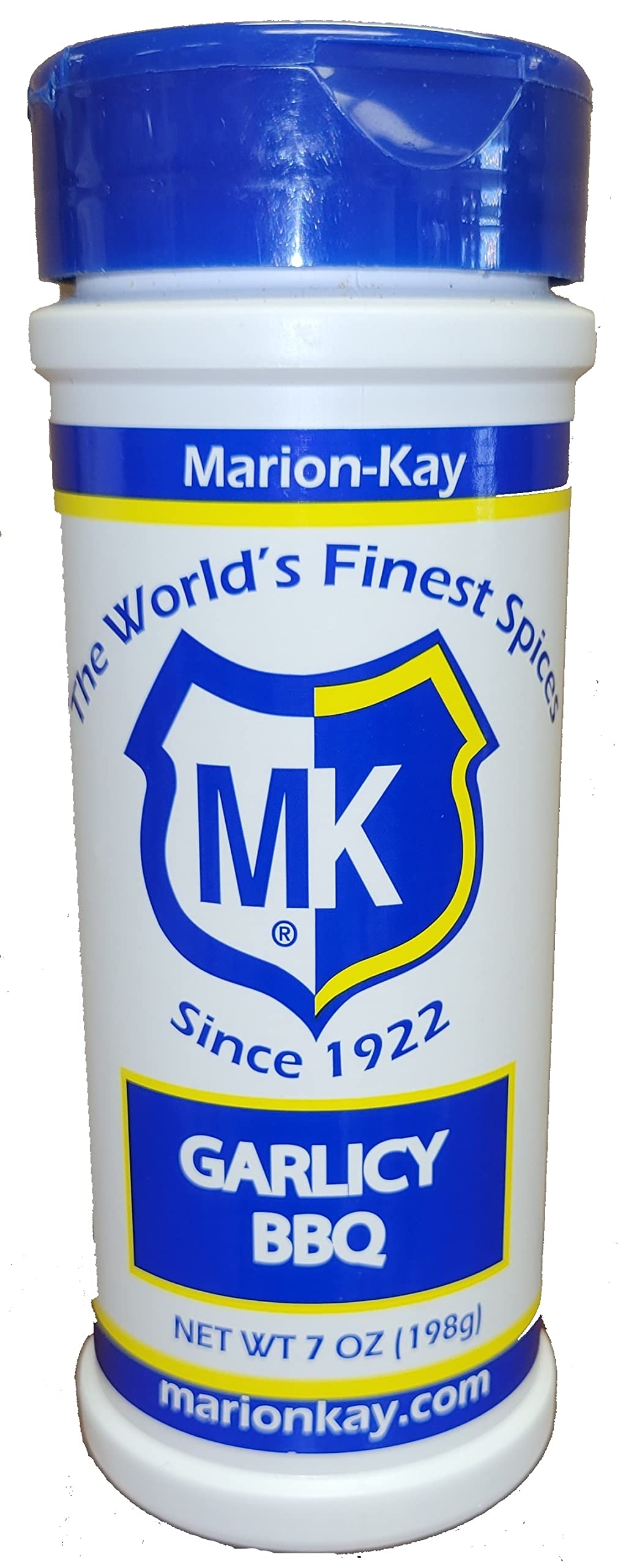 Marion-Kay Garlic -BBQ Powder, Made from Real Garlic, Perfect for Meats, Fish, Soups, Sauces or Vegetables 7oz. (1 Count)