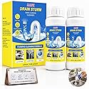 2-Pack Powerful & Safe Sink and Drain Cleaner Powder, Fast Foaming Sink & Drain Cleaner Effectively Dissolves Blockages And Unclogs Pipes |