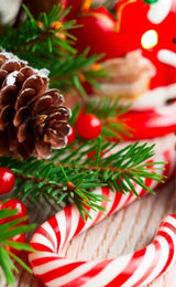 Candy Cane (120 count) Peppermint Flavored | Red & White Stripes Individually Wrapped |BULK | (10 Boxes (12ct) 120 Total)