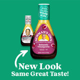 Newman's Own Dressing, Balsamic Vinaigrette, 16 Fl Oz
