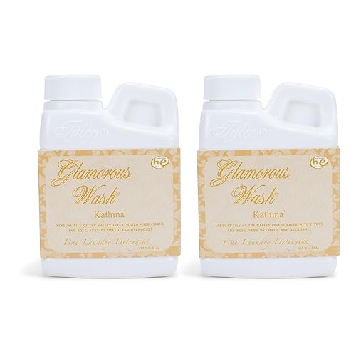 Tyler Glamorous Wash 4 ounce Fine Laundry Detergent Pack of 2, Kathina