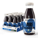 Pomona Organic Juices Pure Blueberry Juice, Cold Pressed Organic Juice, Non-GMO, No Sugar Added, Not from Concentrate, Gluten Free, Kosher Certified