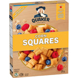 Quaker, Corn Squares, Toasted Cereal, 375g/13 oz. Box