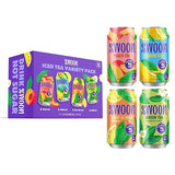 Swoon Iced Tea Variety Pack - Low Carb, Paleo-Friendly, Gluten-Free Keto Drink - Half + Half IcedTea Lemonade, Peach Iced Tea, and Lemon Tea - 12 fl