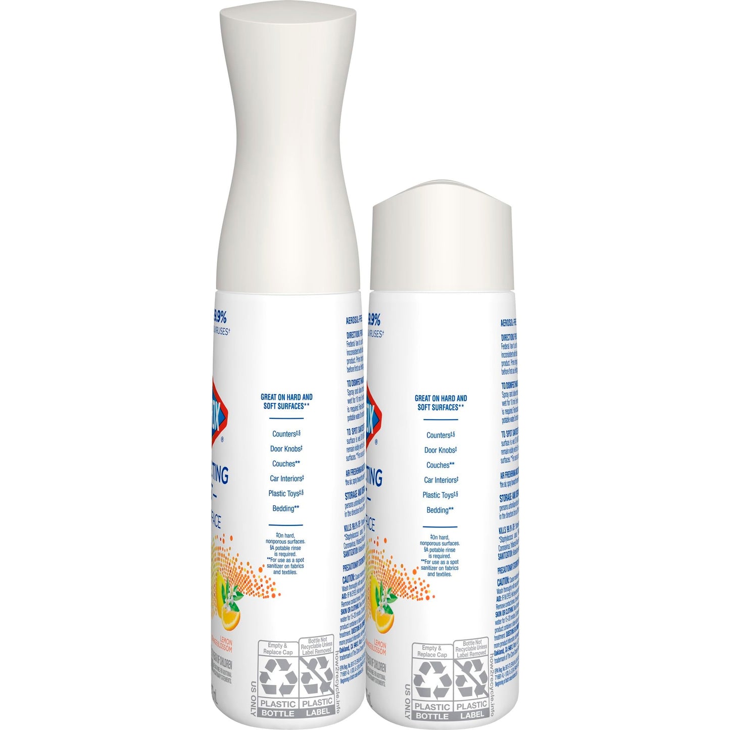 Clorox Disinfecting Mist Sanitizing And Disinfectant Spray, 16 Oz, Lemon And Orange Blossom