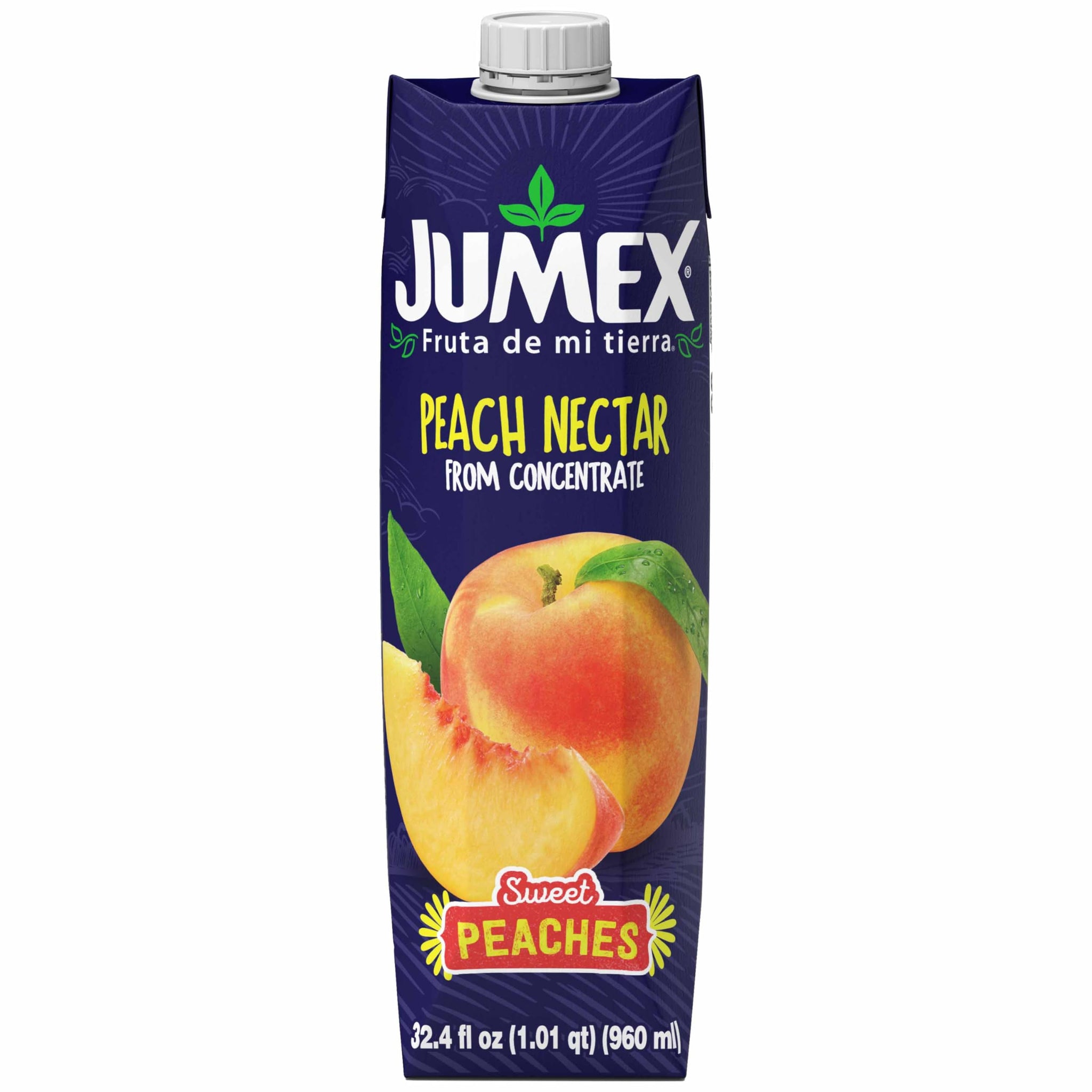 Jumex Peach Juice Nectar - Peach Nectar Made with Fresh Fruit Puree - Tropical Fruit Juice Concentrate for Smoothie Mix, Cocktail Mixers, Kids Drinks