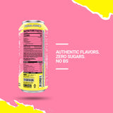 GHOST Energy Drink - 12-Pack, Sour Pink Lemonade, 16oz Cans - Energy & Focus & No Artificial Colors - 200mg of Natural Caffeine, L-Carnitine & Taurine