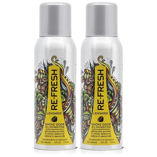 Re - Fresh Smoke Odor Eliminator - 4oz Professional Air Freshener Spray - Quick and Effective Odor Eliminator for Strong Odor - Room Deodorizer