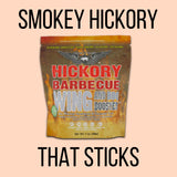 Croix Valley Hickory BBQ Wing & BBQ Booster™ Hickory BBQ Wing Seasoning - Smoky Smokehouse Spice for Wings, Burgers & Fries - 3 Pack (7 oz Foil