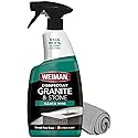 Weiman Disinfectant Granite Cleaner and Polish With Microfiber Cloth - Safely Clean Disinfect and Shine Granite Marble Soapstone Quartz Quartzite