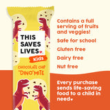 This Saves Lives Kids' Nut-Free Snack Bars, Helping to End Child Hunger, Individually Wrapped Kids Healthy Snack Bars - Gluten-Free, Non-GMO