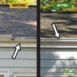 PressureTek F-13 Gutter Grenade: Black Streak Remover, Oxidation, Tiger Stripes, Soffit, Fascia, Aluminum Gutter Cleaner, 64oz, 1/2 gallon (1)