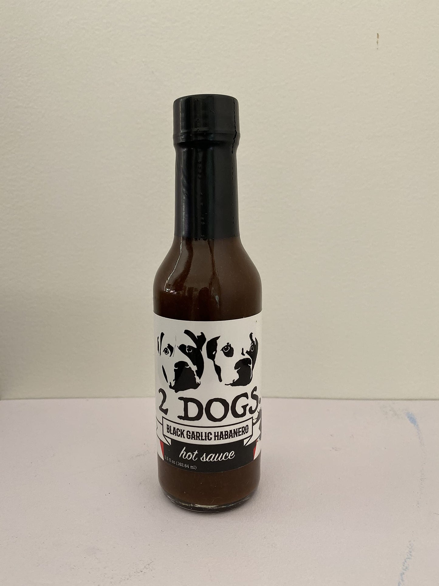 2 Dogs Hot Sauce (Black Garlic Habanero)