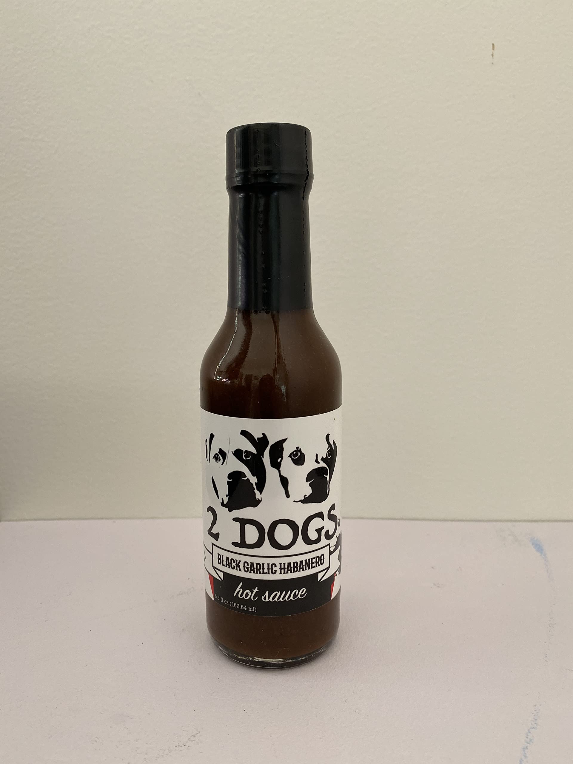 2 Dogs Hot Sauce (Black Garlic Habanero)