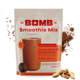 The Bomb Co. Blender Bomb, Peanut Butter Blast, Superfood Smoothie Mix with Chia Seeds, Hemp Seeds, Peanuts, & Amino Acids for Antioxidants, Gluten