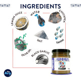 THEARG THE ARG | Chickpeas Hummus with Black Garlic | Dip your Chips Crackers Bread and More | Healthy Snacks 100% Natural | 175g