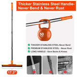 EVA Foam Floor Squeegee,Floor Broom Scrubber for Garage,Swimming Pool & Bathroom Water Clean