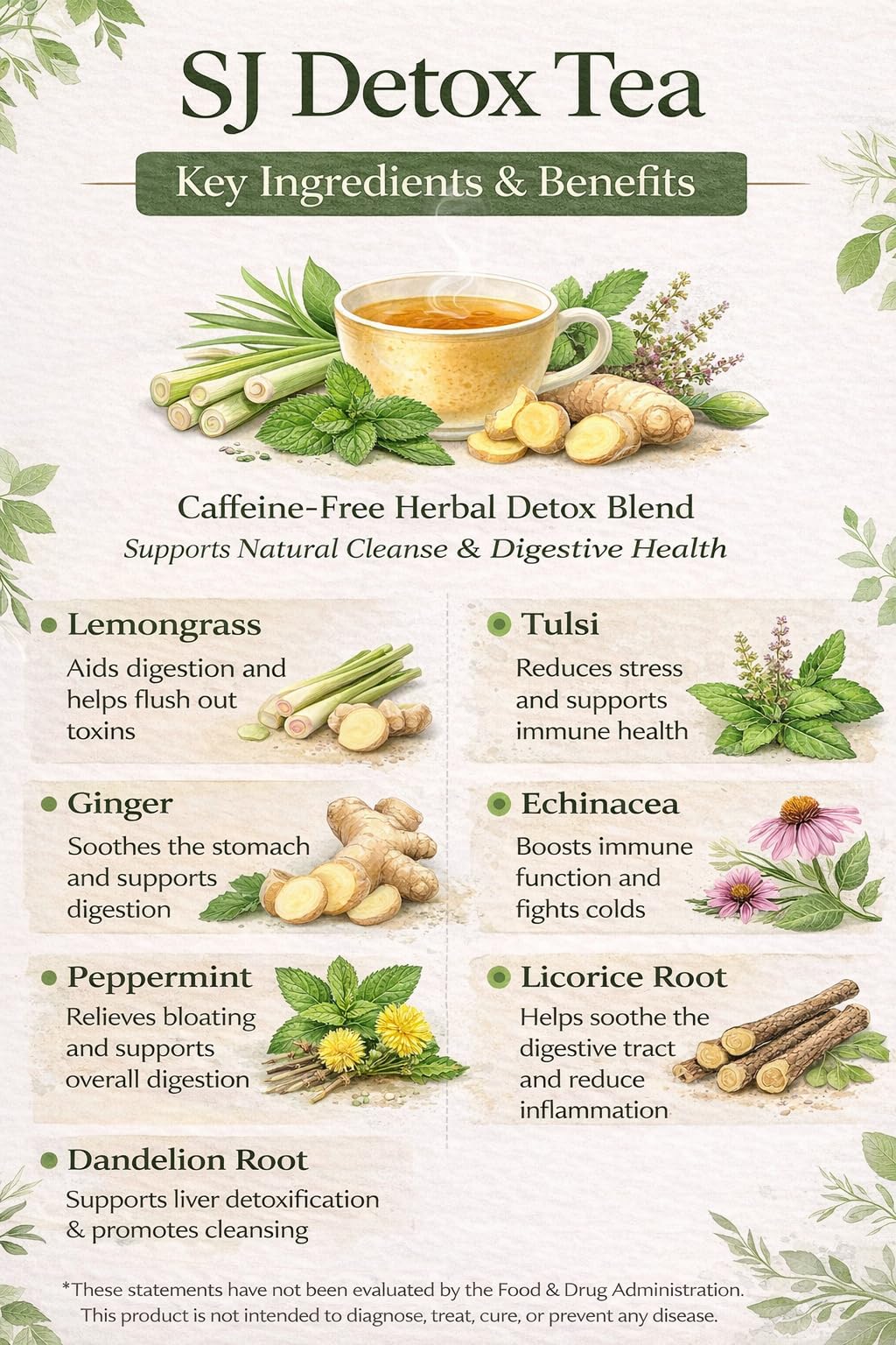SJ Detox Tea Herbal