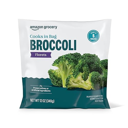 Amazon Grocery, Broccoli Florets, 12 Oz, Frozen