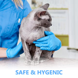 squish Disposable Gloves, Blue 4 mil Vinyl Synmax Blend Exam Gloves Non Sterile, Powder Free, Latex Free - Cleaning Supplies, Kitchen and Food