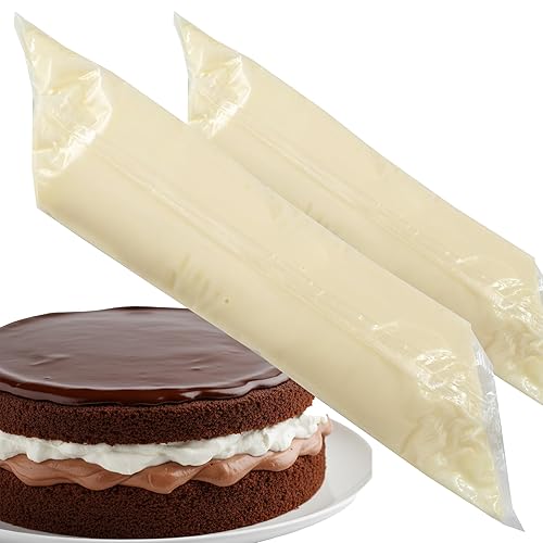 Bavarian Crème Pie Filling, EZ Squeeze Pak 2 Pound Bag, Pack of 2, Pie, Pastry & Cake Filling, Hampton Distribution