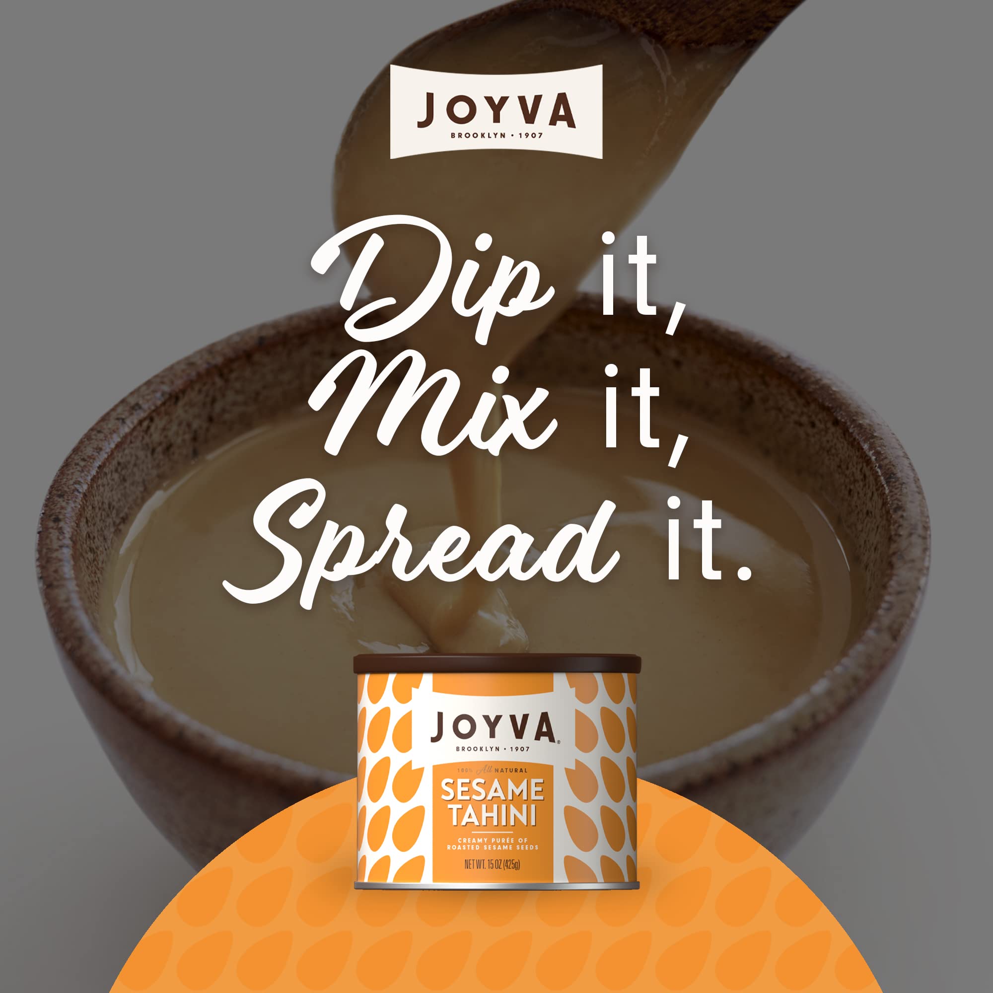 Joyva Tahini, 15-Ounce Packages (Pack of 6)
