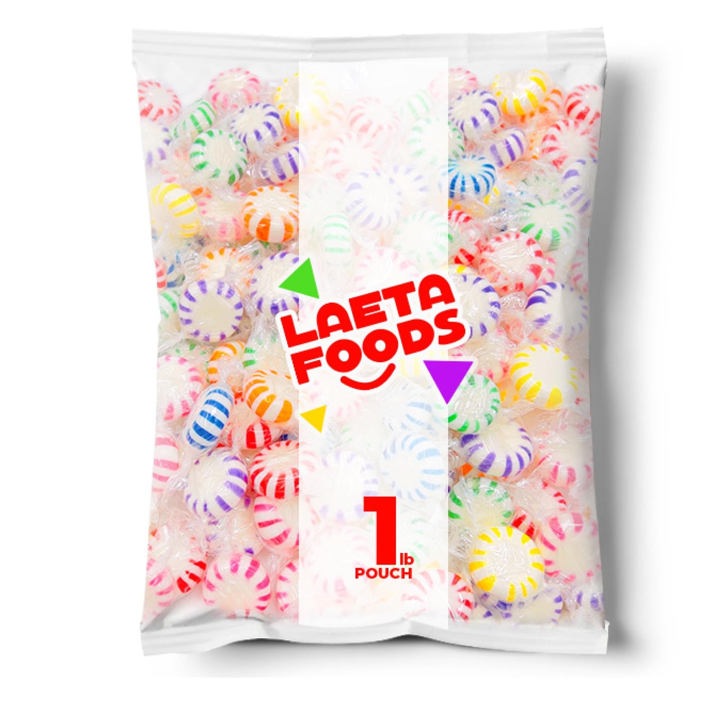 Fruit Starlights Hard Candy Assortment | 1 Pound Bag - Approx. 85 Count | Individually Wrapped Hard Candy | Assorted Flavors | Starlight Fruit Candies