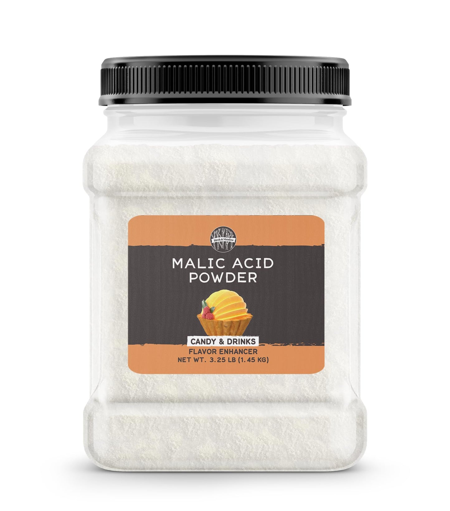 Birch & Meadow Malic Acid Powder, Flavor Enhancer, Sour Candies (3.25 Pound)