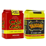 Yaucono Coffee Variety Pack Ground Medium Roasted and Cafe Rico Coffee, 14 ounce (Pack of 2)