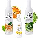 Air Scense Essential Oil Air Freshener, Non?Aerosol 7oz, 3?Pack Citrus Bundle - Natural Citrus Odor Eliminator Sprays