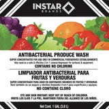InStar Produce Wash & Cleaner - 1 Gal Liquid Concentrate (128 fl oz / 3.8 L) - 100% Natural - Each Bottle Makes 128 Gallons (450 L) of Liq Solution